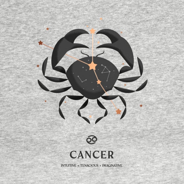 Cancer Constellation Zodiac Series by paulineberger